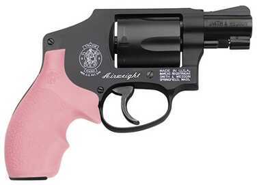 Smith & Wesson Model 442 Airweight 38 Special 1.87" Barrel 5 Round Pink Synthetic Grip Black Revolver 150469